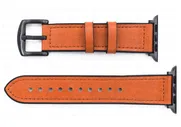 Ремешок для iWatch (42/44 mm) кожаный желтый