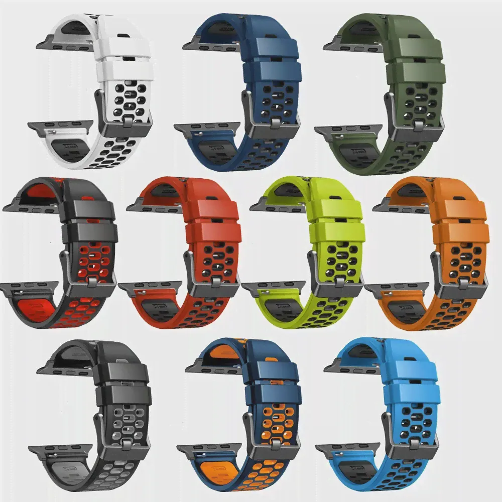 Ремешок силиконовый для Apple watch Band ultra, браслет для iWatch Series 8 SE5 6 7, 49 мм 42 мм 44 мм 41 мм 45 мм (art.: 3920c2b96b835)-1