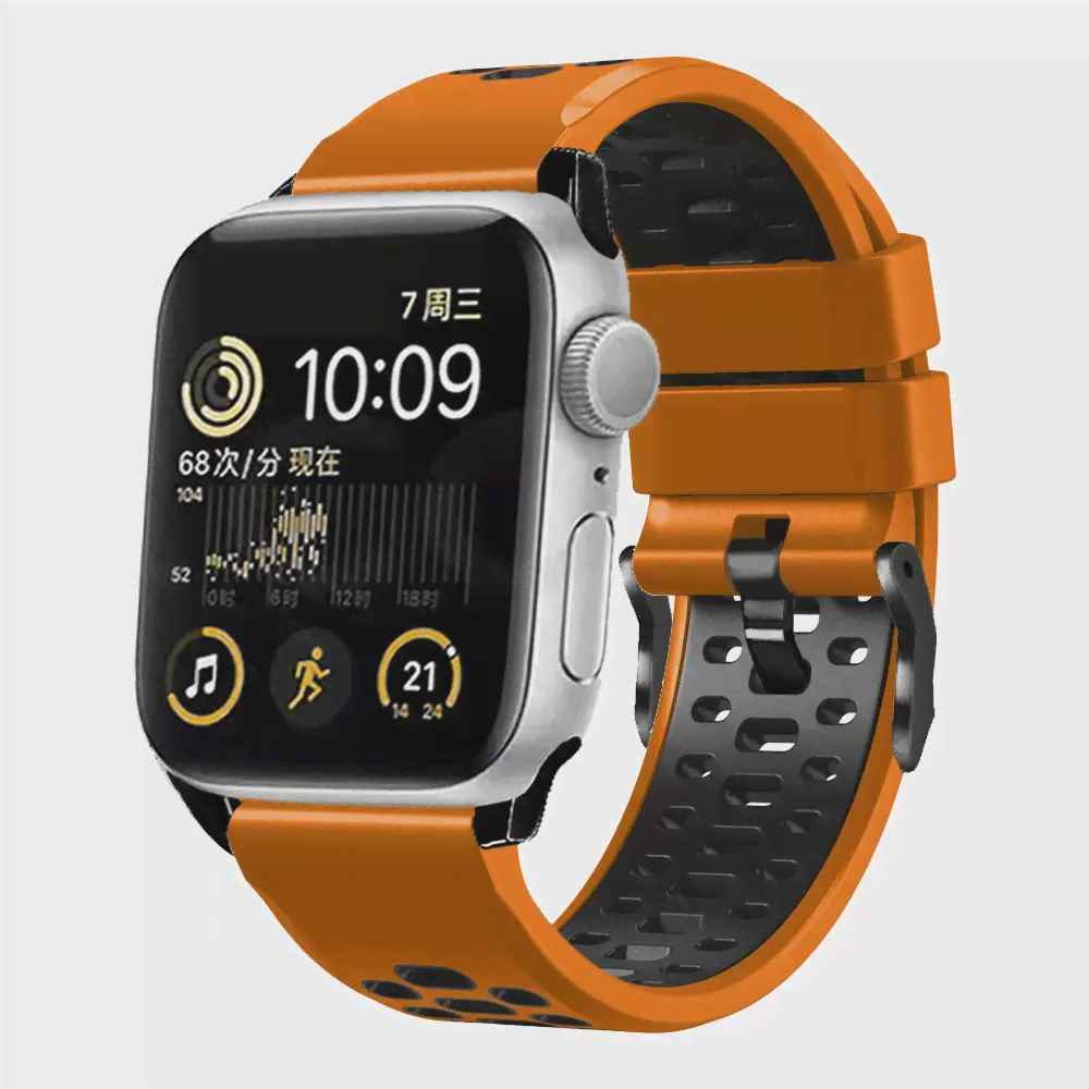 Ремешок силиконовый для Apple watch Band ultra, браслет для iWatch Series 8 SE5 6 7, 49 мм 42 мм 44 мм 41 мм 45 мм (art.: 3920c2b96b835)-4