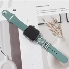 Набор подвесок с буквами и инициалами для iwatch, силиконовый ремешок для часов, украшение, кольцо, ювелирные изделия для браслета Apple Watch, браслет, подвеска, кольцо (art.: 3920c42d8e0bf)