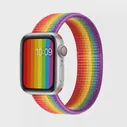 Ремешок нейлоновый спортивный для Apple Watch Series 7 45 мм 41 мм, браслет для iwatch 6 5 4 SE 3 44 мм 42 мм 38 мм (art.: 3920baad51524)