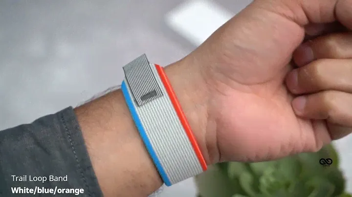 White/blue/orange Trail Loop Band For iWatch 38/40/41/42/44/45mm