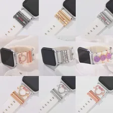 Для Apple Watch декоративные шармы Мультяшные кольца наборы силиконовый ремешок ювелирные изделия Смарт-часы браслет аксессуары шармы для Iwatch (art.: 3920bdbd6cef8)