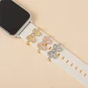 1 шт. ремешок для часов, шармы для Apple, декоративный гвоздь для Iwatch, спортивный ремешок, цветы, бант, милый животный Шарм-браслет, ювелирные изд... (art.: 3920bccee1078)