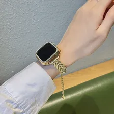 Ремешок Женский под золото 14 к, для Apple Watch Band 384041 мм 42 мм 44 мм 45 мм 49 мм, iWatch Series UItra 2 9 8 7 6 5 SE 4 3, браслет (art.: 3920c6d609b0d)