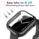 Стекло и крышка для Apple Watch Φ 44 мм 40 мм 45 мм 41 мм 42 мм 38 мм iWatch 8 3 7 SE, защита экрана Apple watch серии 9, аксессуары