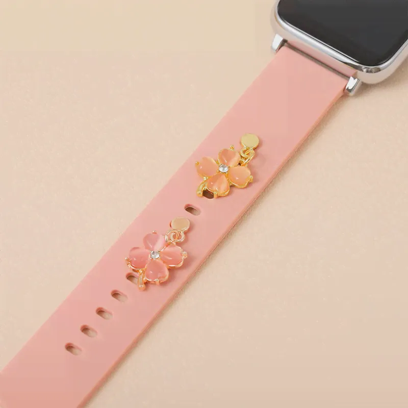 Ремешок для часов, декоративные подвески для Apple Watch, силиконовый браслет, металлические ножки, ювелирные аксессуары, гвозди для Iwatch, спортив... (art.: 3920bc01ac461)-0