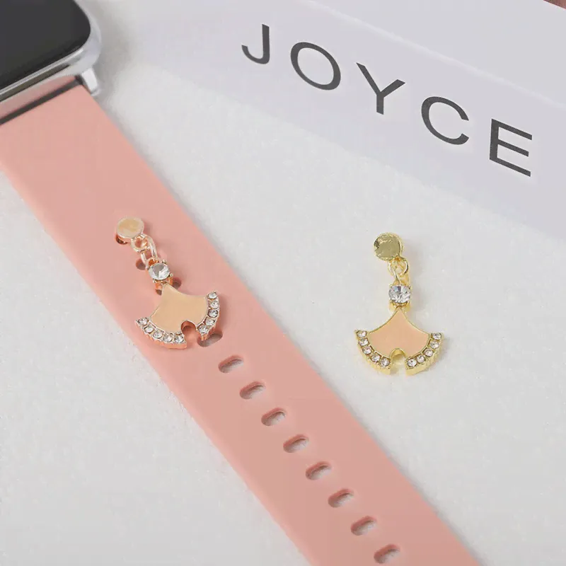Ремешок для часов, декоративные подвески для Apple Watch, силиконовый браслет, металлические ножки, ювелирные аксессуары, гвозди для Iwatch, спортив... (art.: 3920bc01ac461)-2