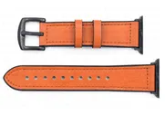 Ремешок для iWatch (38/40 mm) кожаный желтый