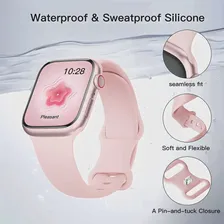 Ремешок силиконовый спортивный для Apple Watch Band, браслет для iwatch series 9 8 7 se 4 3 5 6 ultra 2 49 мм, 45 мм 40 мм 44 мм 41 мм 38 мм 42 мм (art.: 3920c83ce4ec2)