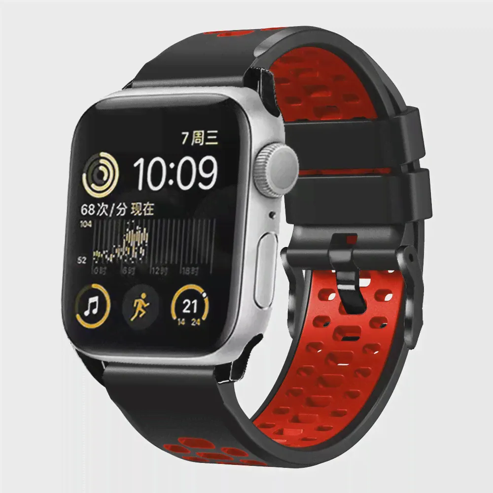 Ремешок силиконовый для Apple watch Band ultra, браслет для iWatch Series 8 SE5 6 7, 49 мм 42 мм 44 мм 41 мм 45 мм (art.: 3920c2b96b835)-2